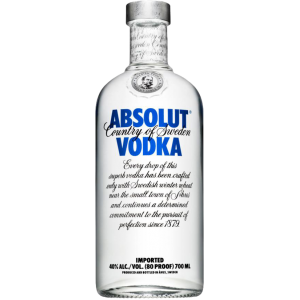 Absolut Vodka
 Size-70 CL